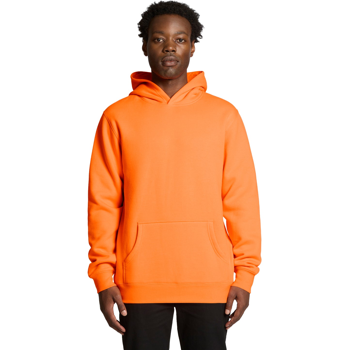 HEAVY WEIGHT HI-VIS SAFETY HOODIE - ORANGE