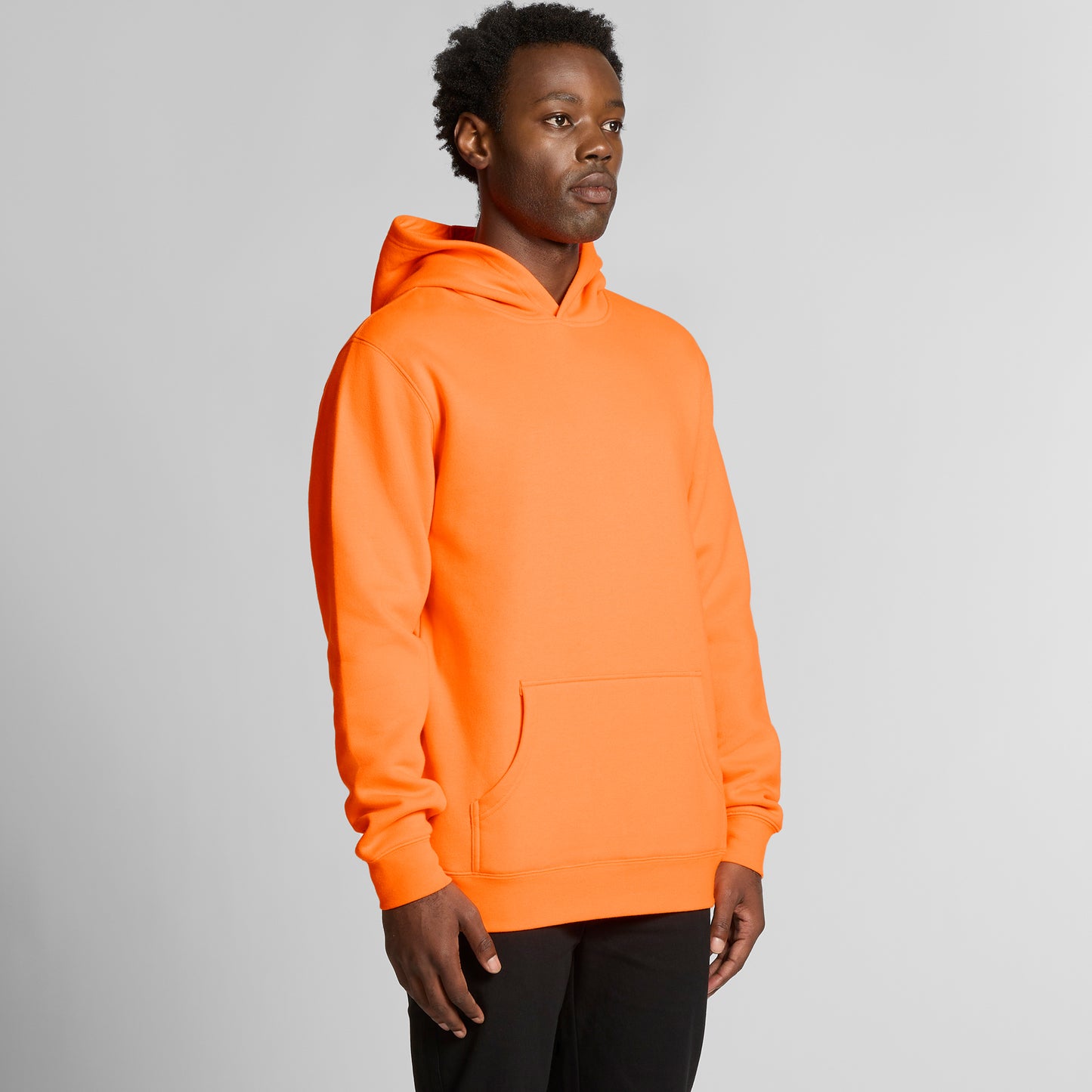 HEAVY WEIGHT HI-VIS SAFETY HOODIE - ORANGE