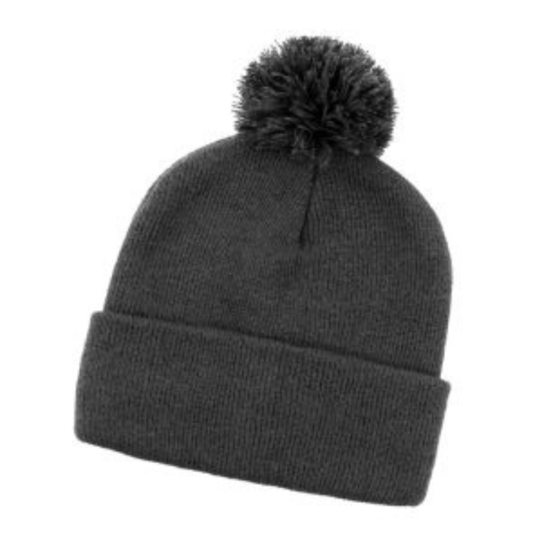 Beanie Guys Cuff Pom Pom Beanie - Black or Navy