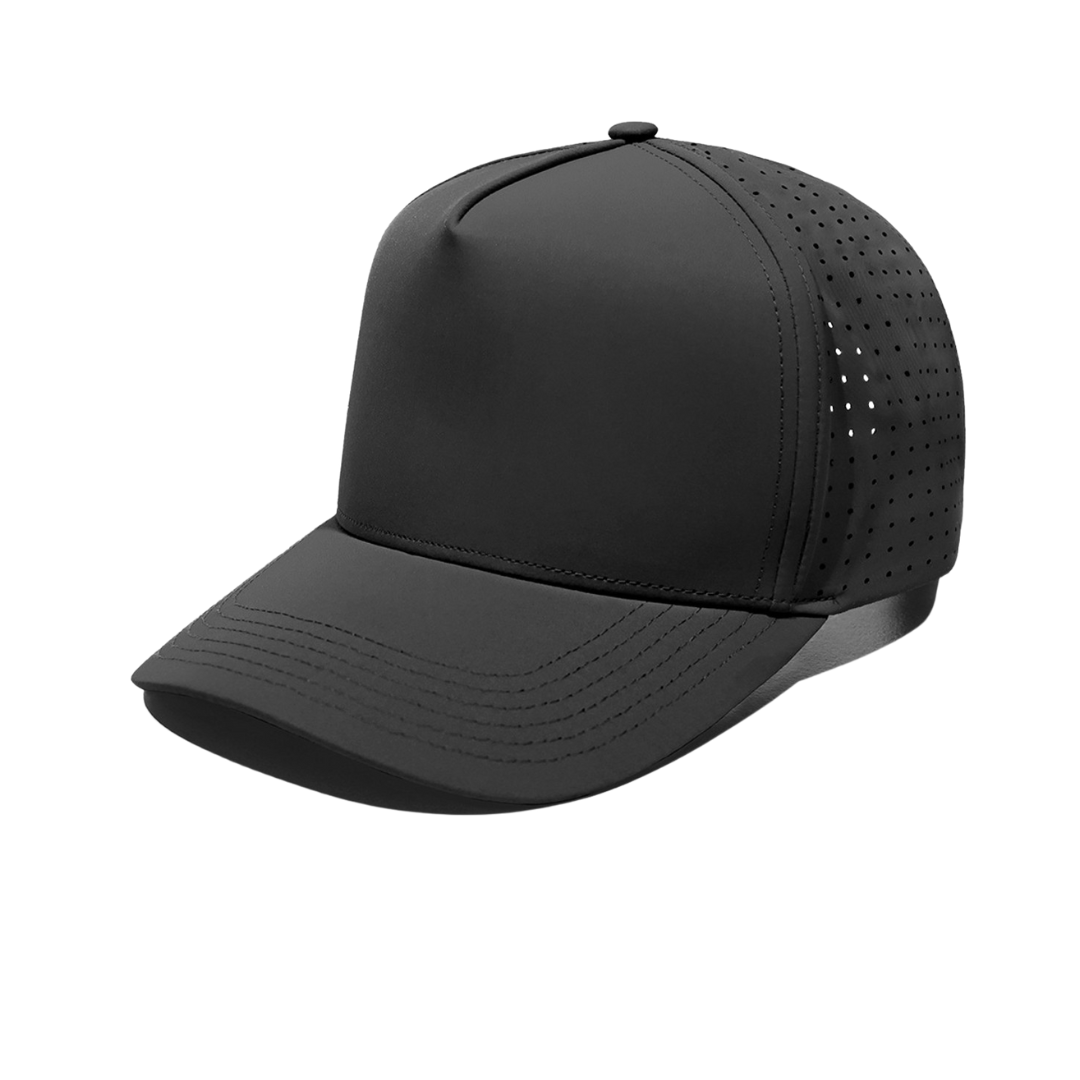 HIT & GRIP - A Frame 5 Panel Mesh Cap +DST FILE - EMBROIDERED LOGO x5