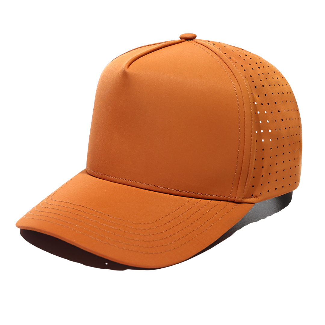 A Frame 5 Panel Mesh Cap - 5 Caps + FREE LOGO Included.