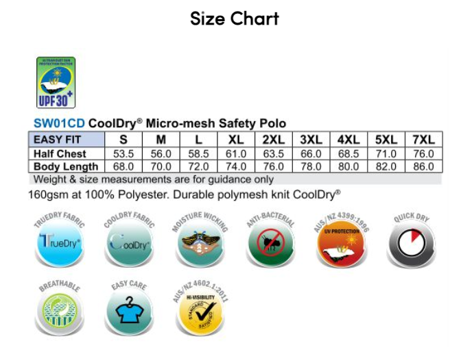 High Visibility CoolDry Long Sleeve Polo