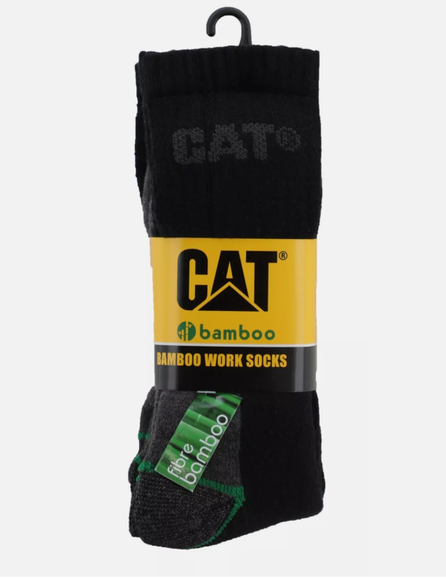 CATERPILLAR BAMBOO SOCKS - 3 PACK (PREMIUM QUALITY)