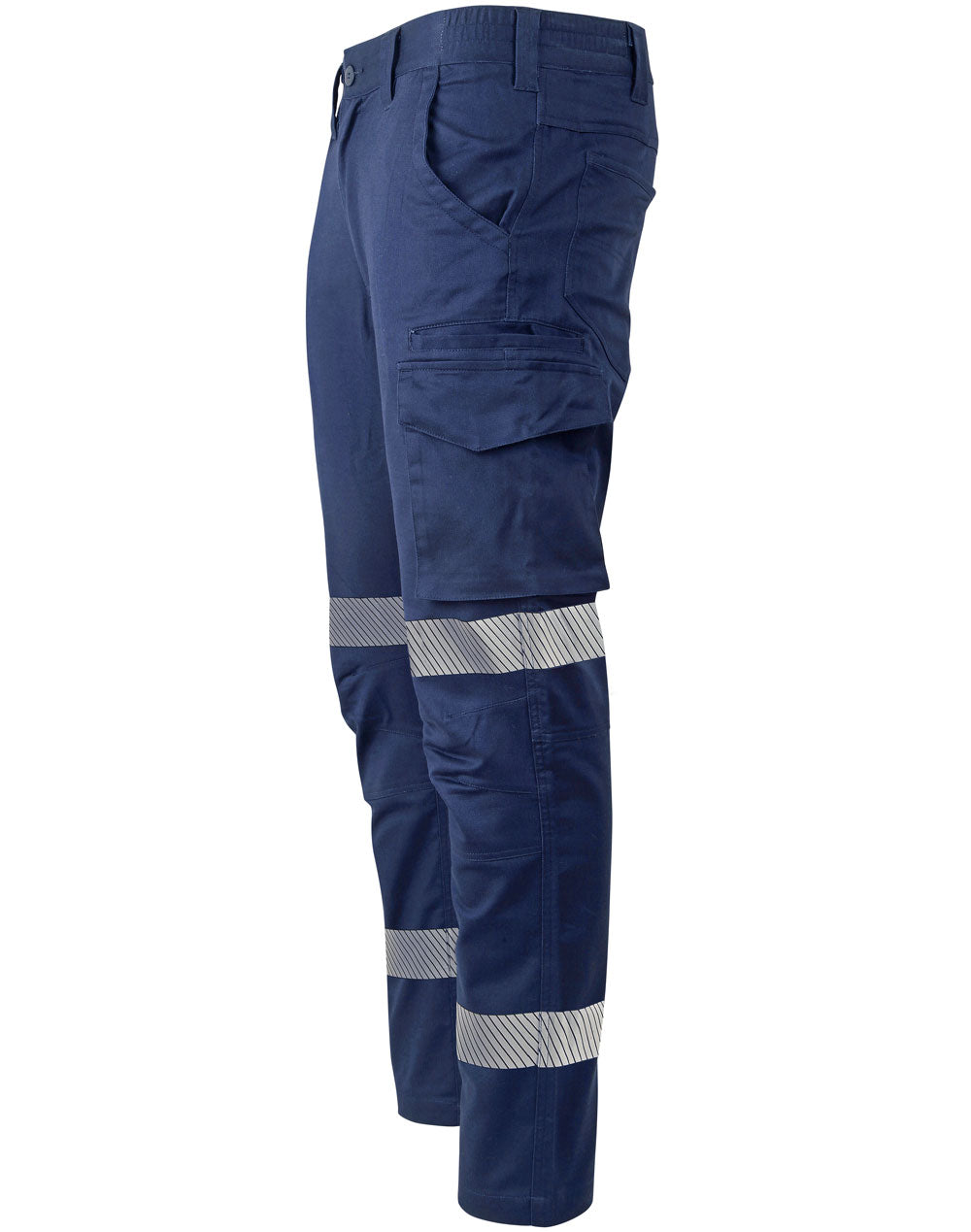 SUBURB WP26HV UNISEX COTTON STRETCH RIP-STOP WORK PANTS WITH SEGMENTED TAPE