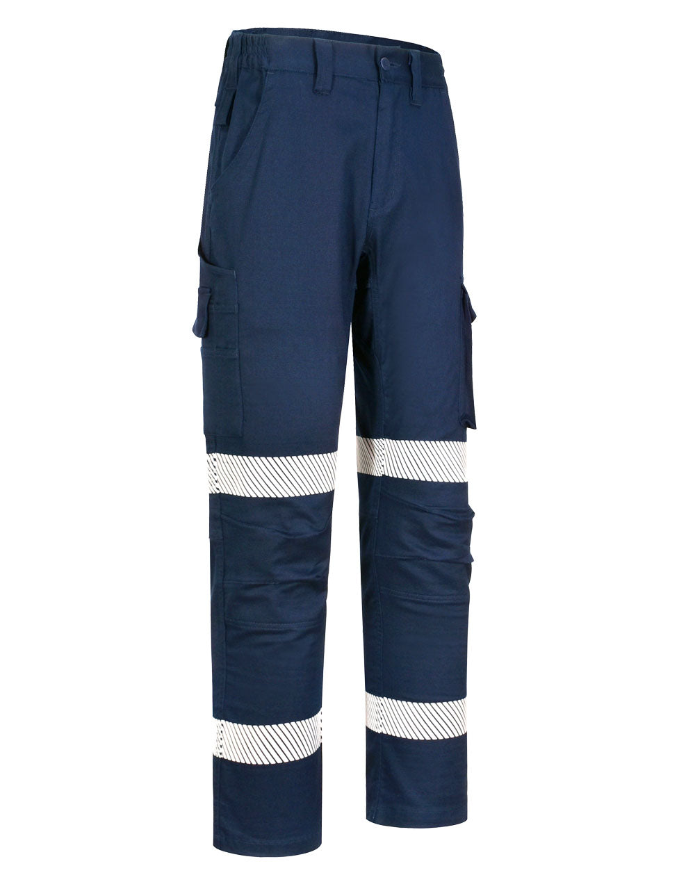 SUBURB WP26HV UNISEX COTTON STRETCH RIP-STOP WORK PANTS WITH SEGMENTED TAPE