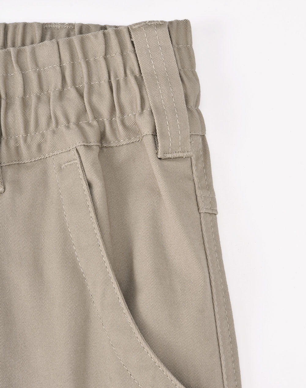 SWP28 UNISEX COTTON STRETCH DRILL CUFFED WORK PANTS -SAND