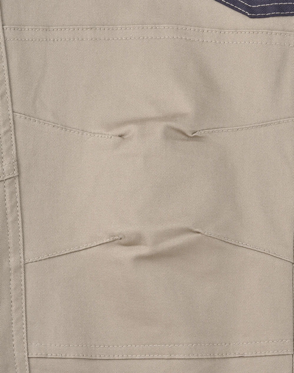 SWP28 UNISEX COTTON STRETCH DRILL CUFFED WORK PANTS -SAND