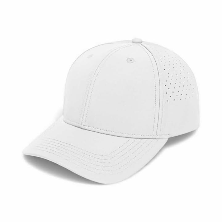 STRUCTURED 6 Panel Mesh Cap - 5 Caps + FREE LOGO Included.