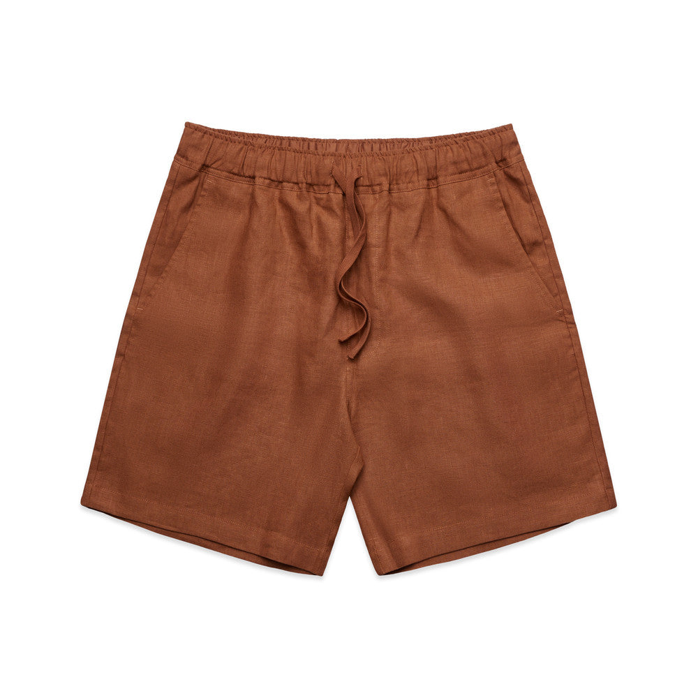 SUBURB LINEN SHORTS 18"