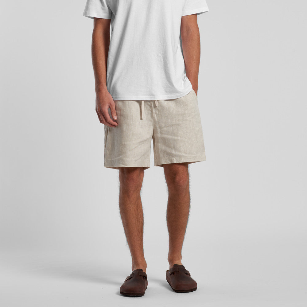SUBURB LINEN SHORTS 18"
