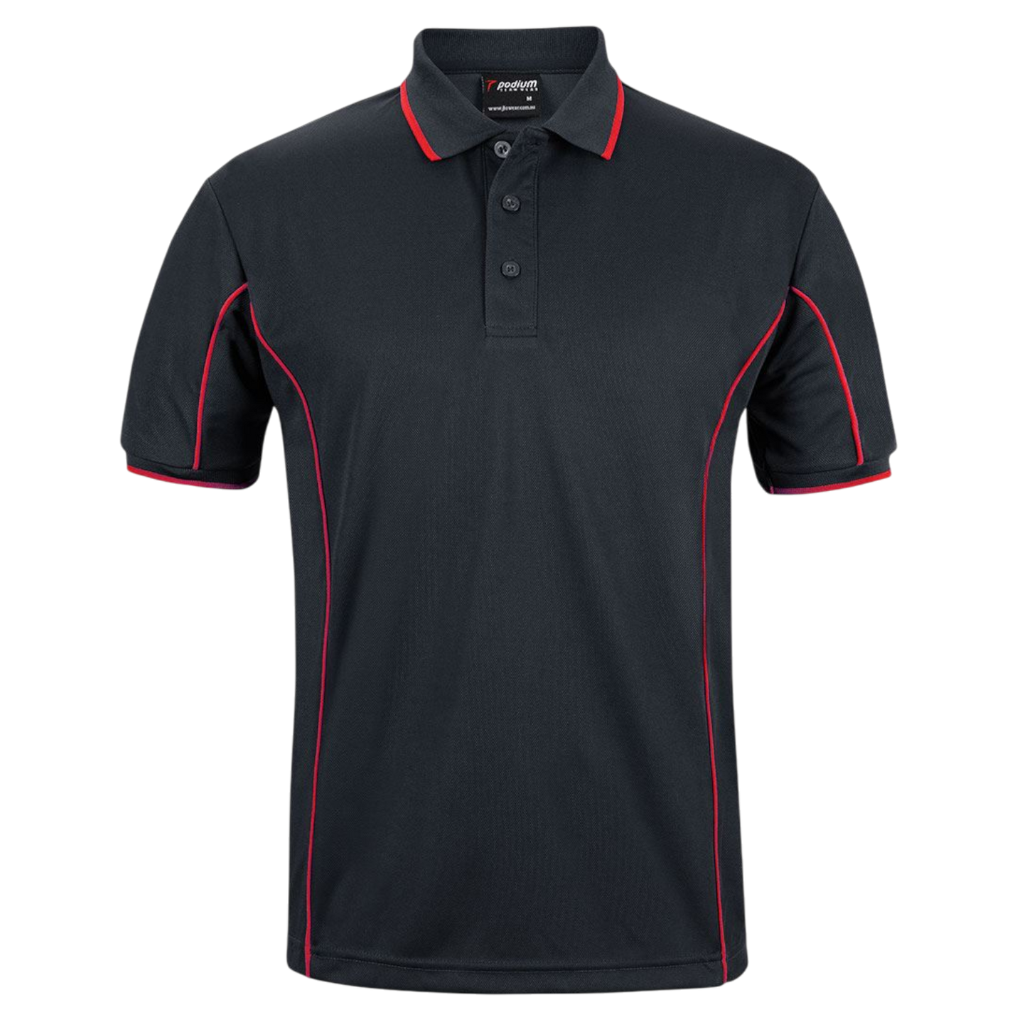 Podium S/S Piping Polo