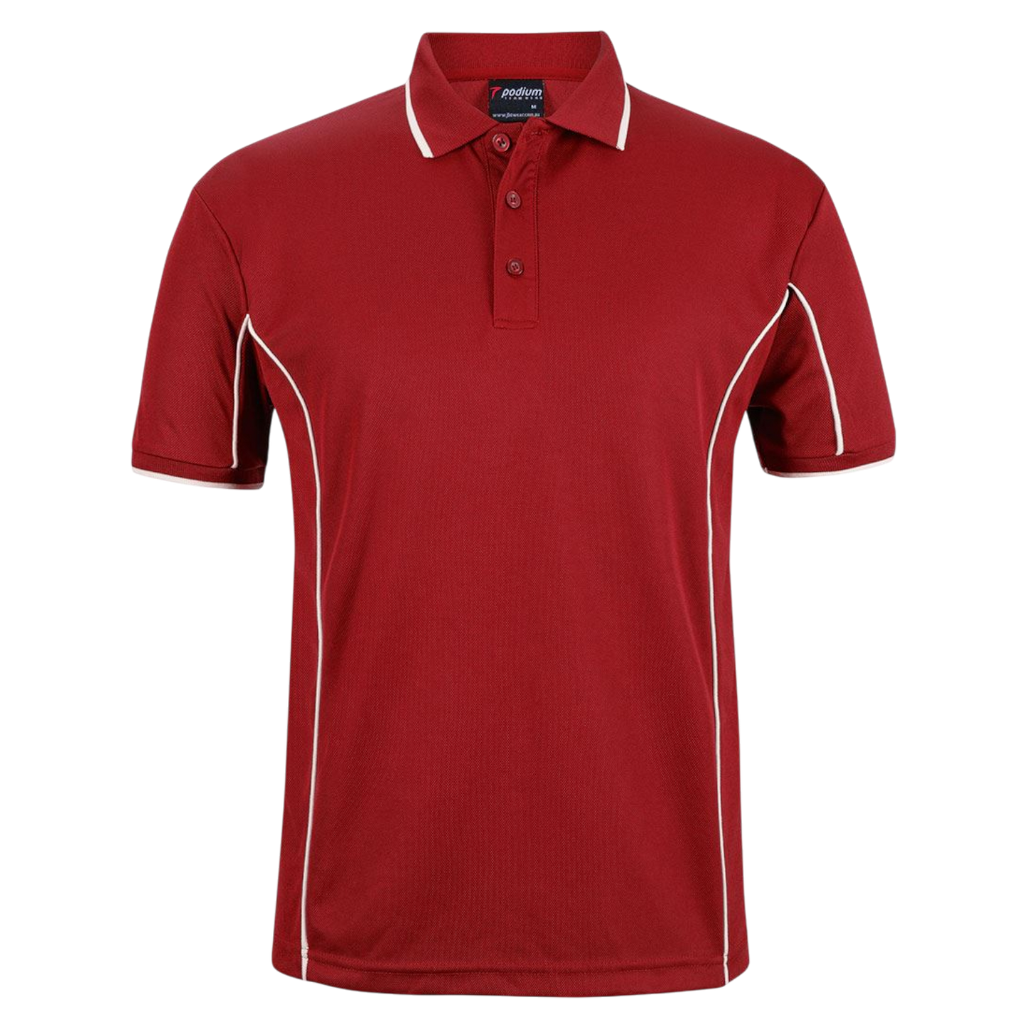 Podium S/S Piping Polo