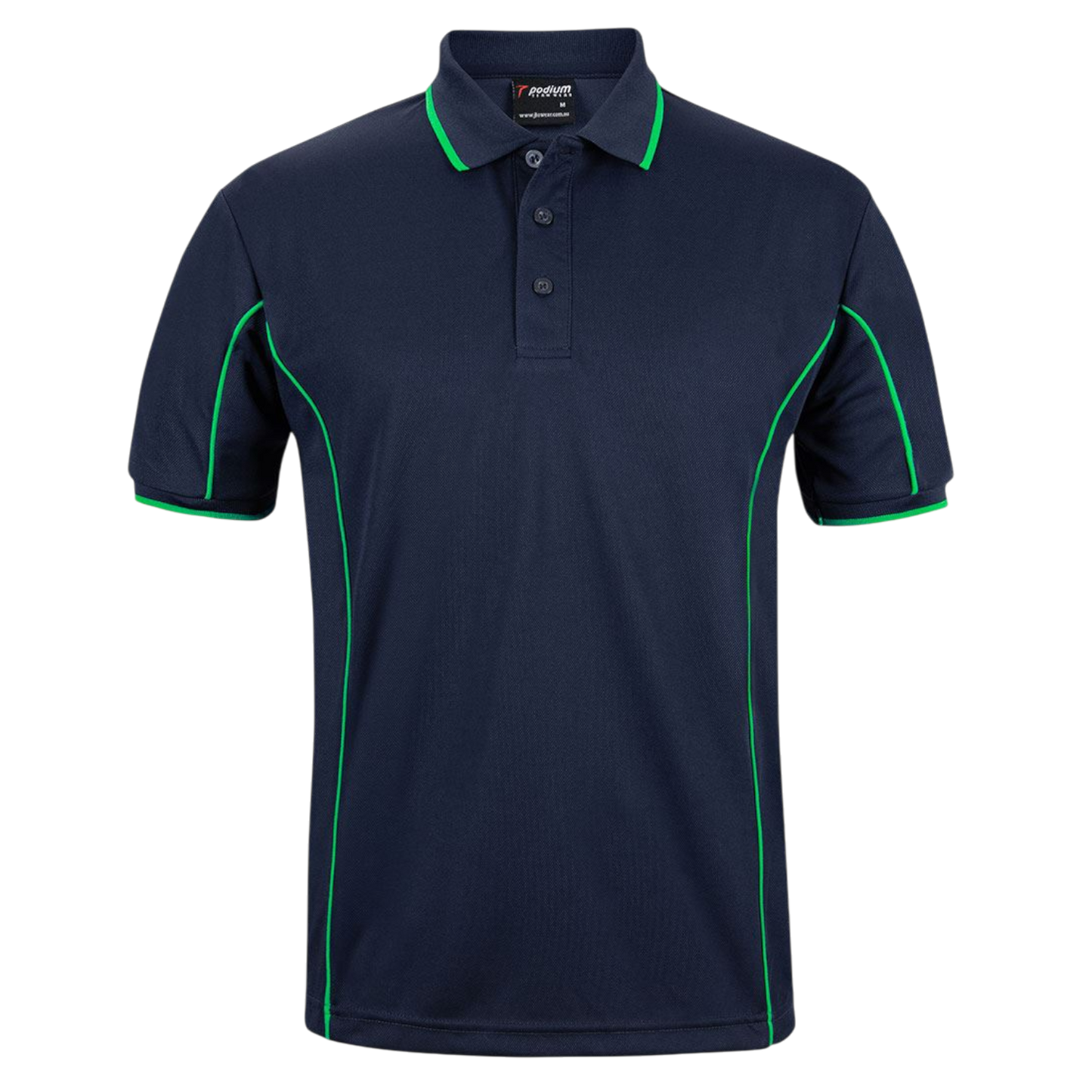 Podium S/S Piping Polo