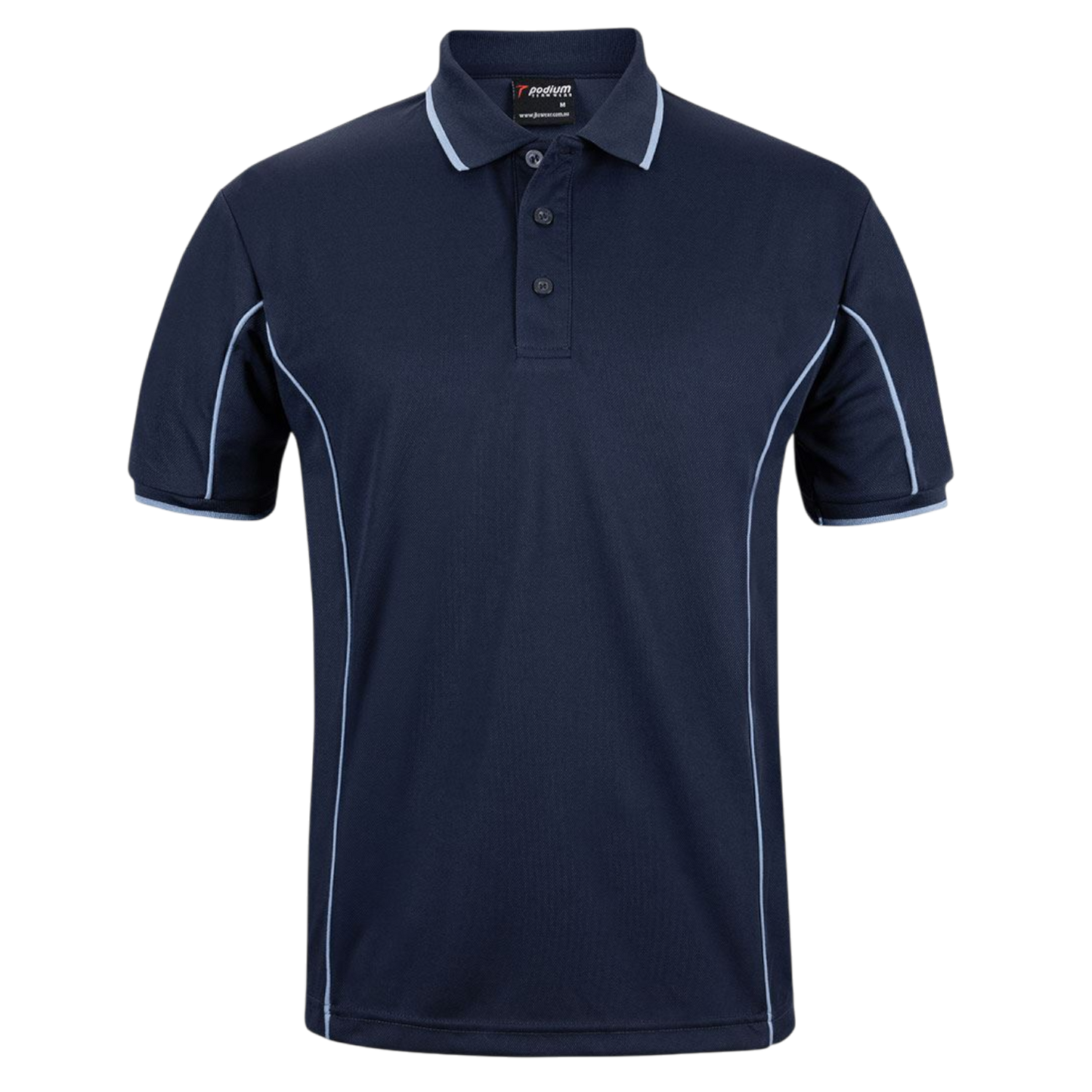 Podium S/S Piping Polo