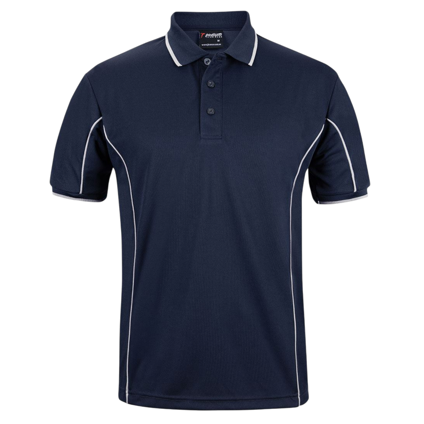 Podium S/S Piping Polo