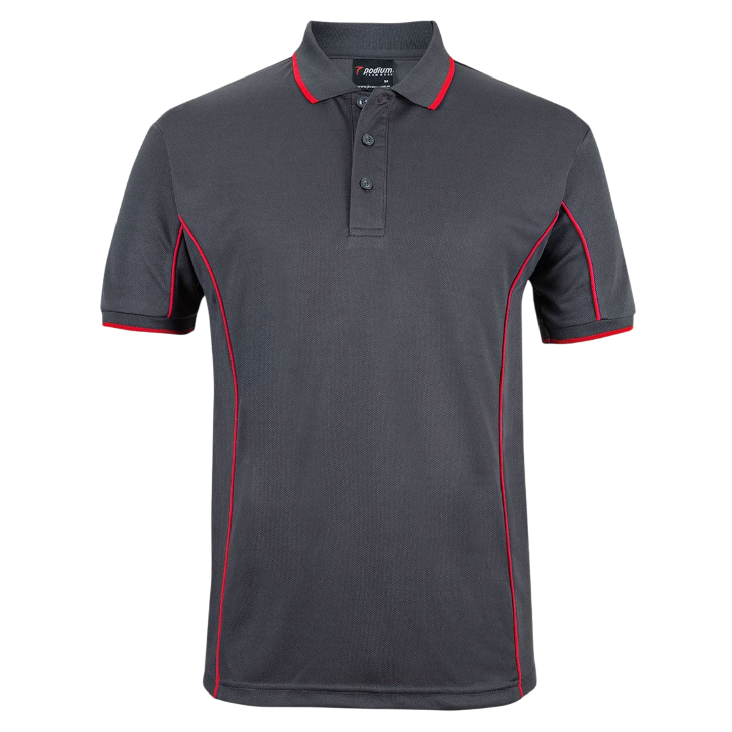 Podium S/S Piping Polo
