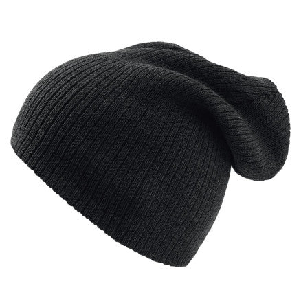 Slouch Knit Beanie - 2 Colours + FREE Embroidery
