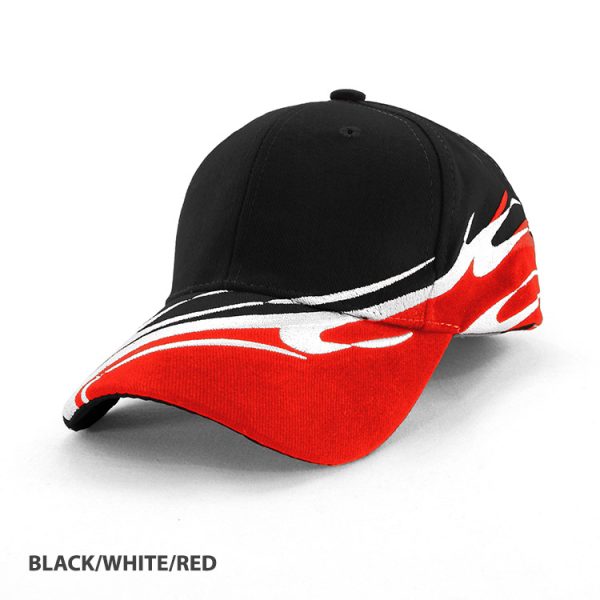 AH185 HBC WAVE DESIGN CAP  - CLEARANCE +FREE LOGO