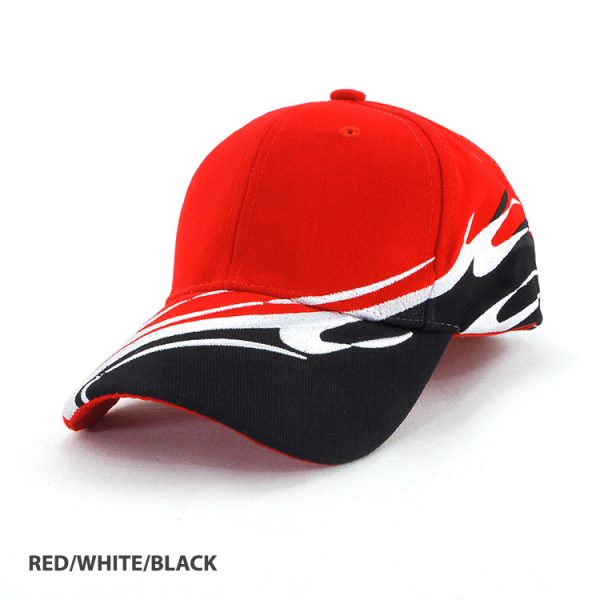 AH185 HBC WAVE DESIGN CAP  - CLEARANCE +FREE LOGO