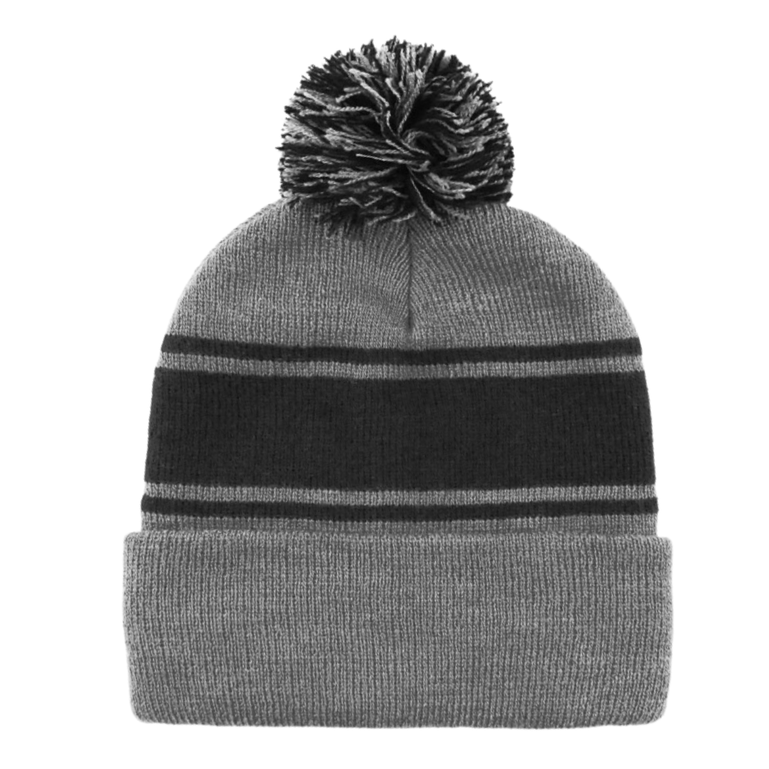 100% Acrylic POM POM BEANIE + FREE EMBROIDERY