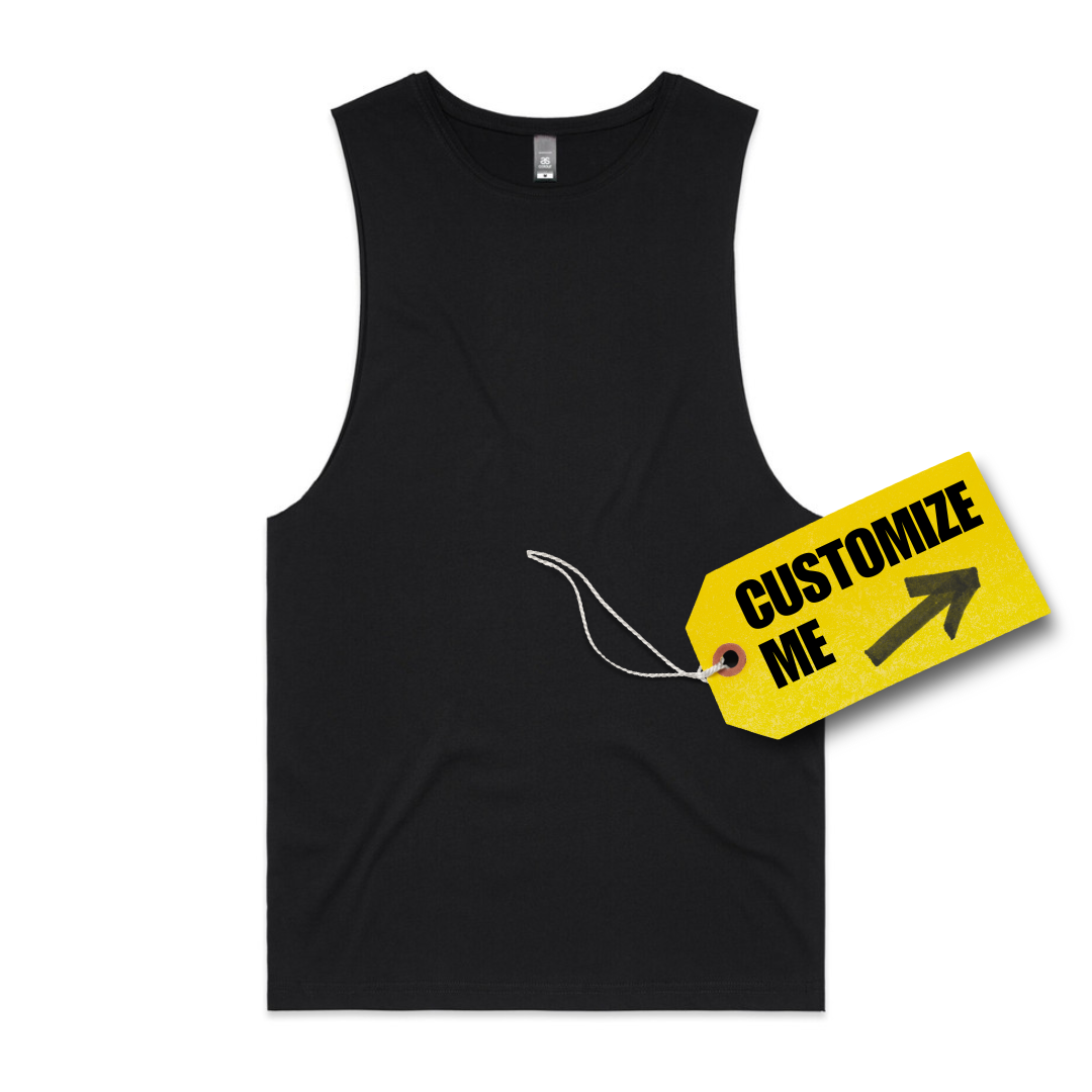 AS COLOUR 5025 BARNARD TANK - 5 FOR $125+GST + FREE PRINTING