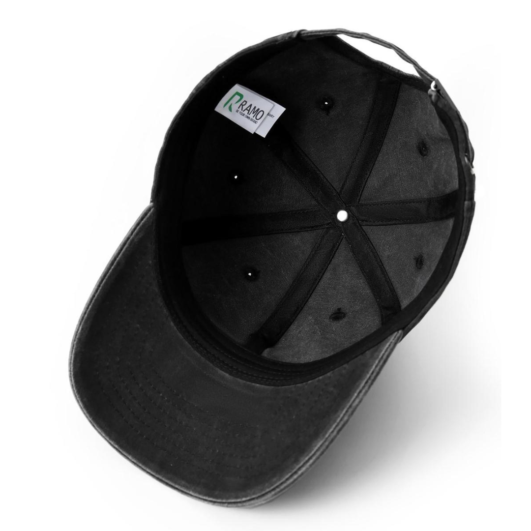 280GSM COTTON DRILL WASHED UNSTRUCTURED CAPS