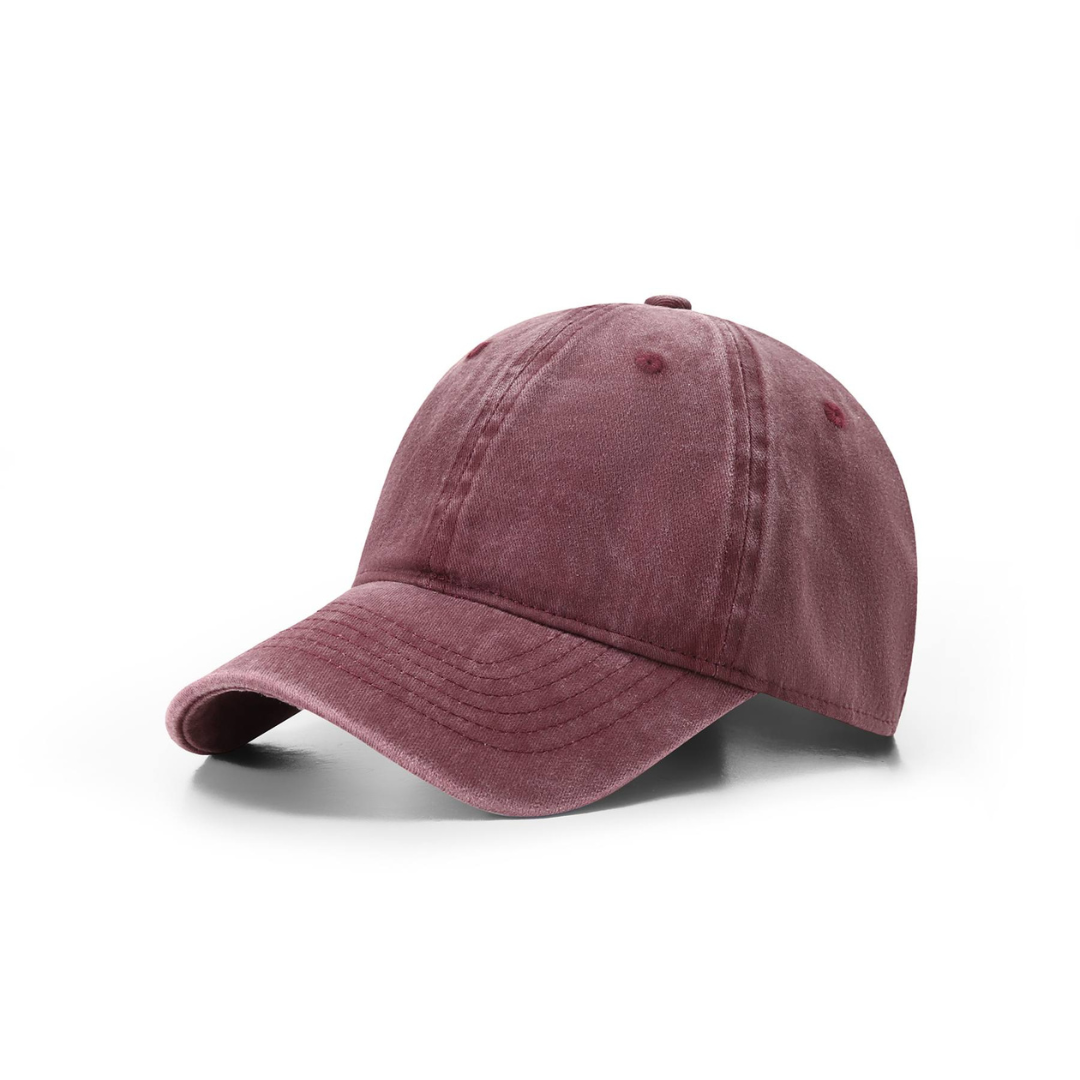 280GSM COTTON DRILL WASHED UNSTRUCTURED CAPS