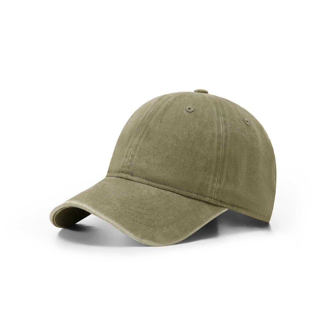 280GSM COTTON DRILL WASHED UNSTRUCTURED CAPS