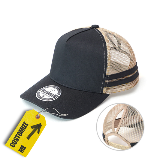 Ponytail Trucker Cap - 5 Caps + FREE LOGO Included
