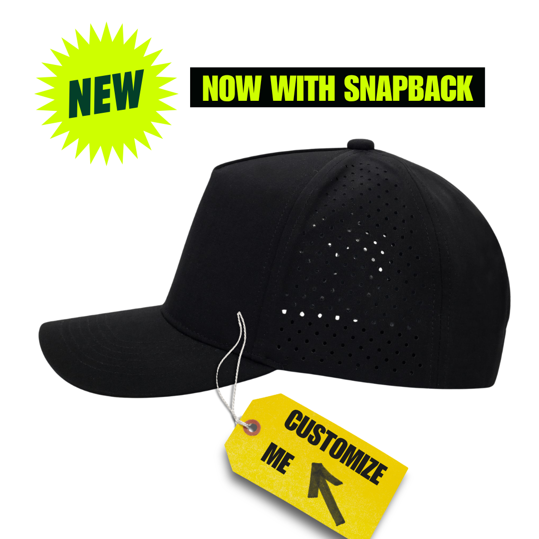 A Frame 5 Panel Mesh Cap NEW with SNAPBACK - 5 for $100+GST with FREE LOGO