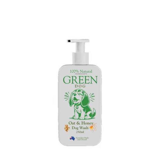 Dog Wash by Green Dog - Oat & Honey Dog Shampoo - 100% Natural Ingredients - 250ml