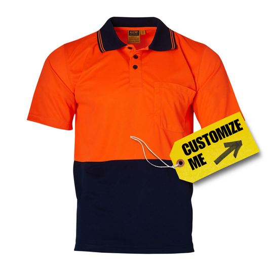 SW01CD High Visibility CoolDry Short Sleeve Polo