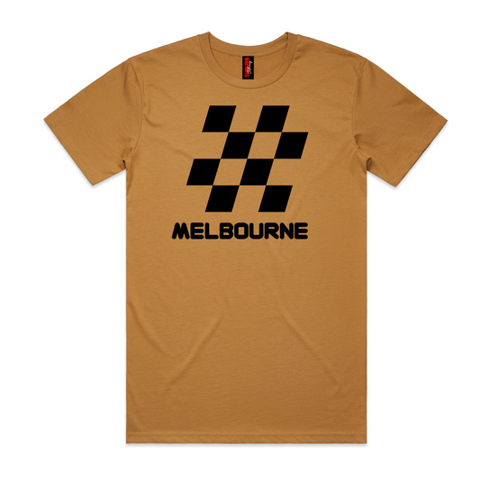 SUBURB MELBOURNE CHECKERED FLAG TEE