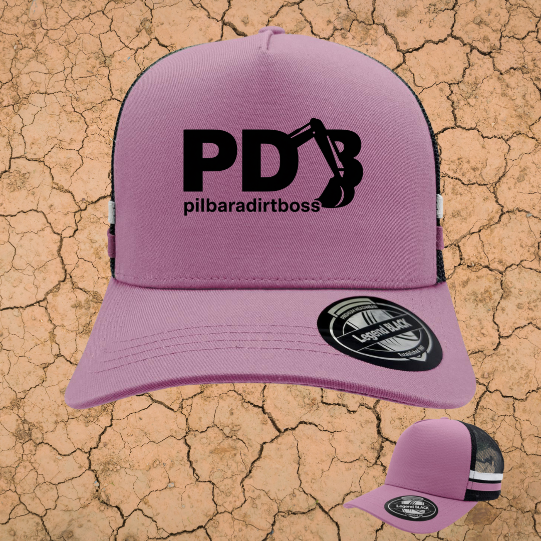 PILBARA DIRT BOSS - PDB MINING STRIPED TRUCKER CAP