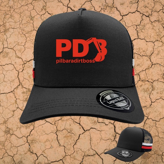 PILBARA DIRT BOSS - PDB MINING STRIPED TRUCKER CAP