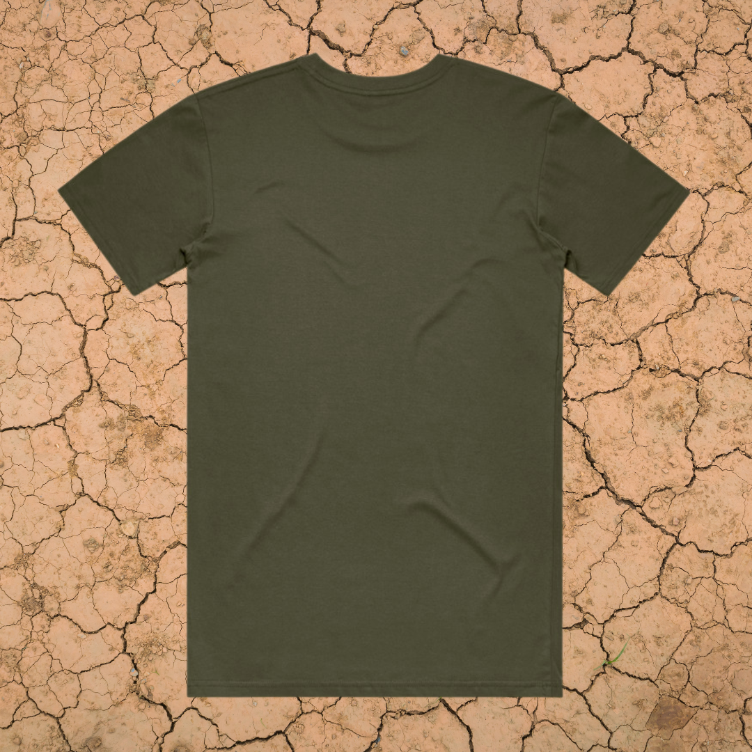 PILBARA DIRT BOSS - PREMIUM COTTON TEE - POCKET LOGO - 4 COLOURS