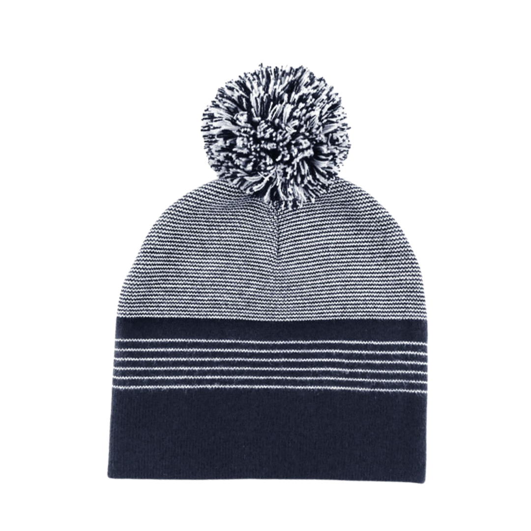 100% Acrylic POM POM BEANIE + FREE EMBROIDERY