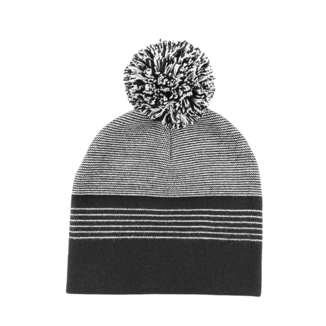 100% Acrylic POM POM BEANIE + FREE EMBROIDERY