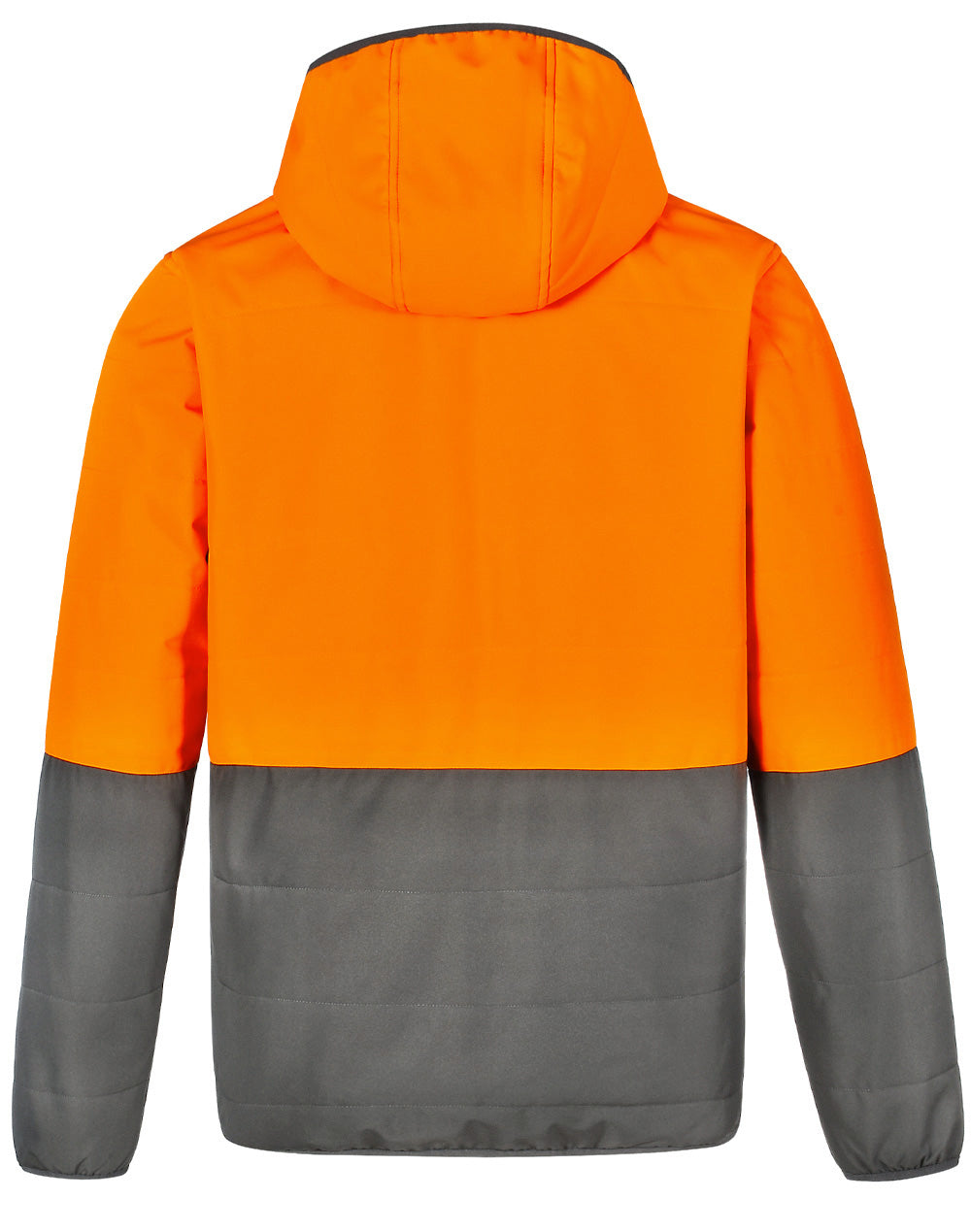 SSW80 HI VIS HOODED PUFFER JACKET - UNISEX