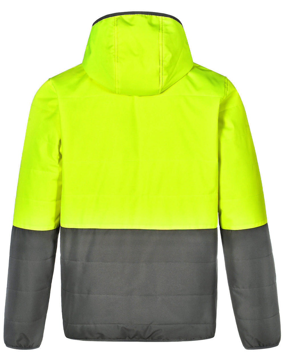 SSW80 HI VIS HOODED PUFFER JACKET - UNISEX