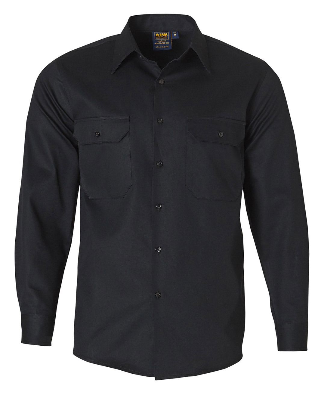 WT04 Cotton Drill Long Sleeve Work Shirt