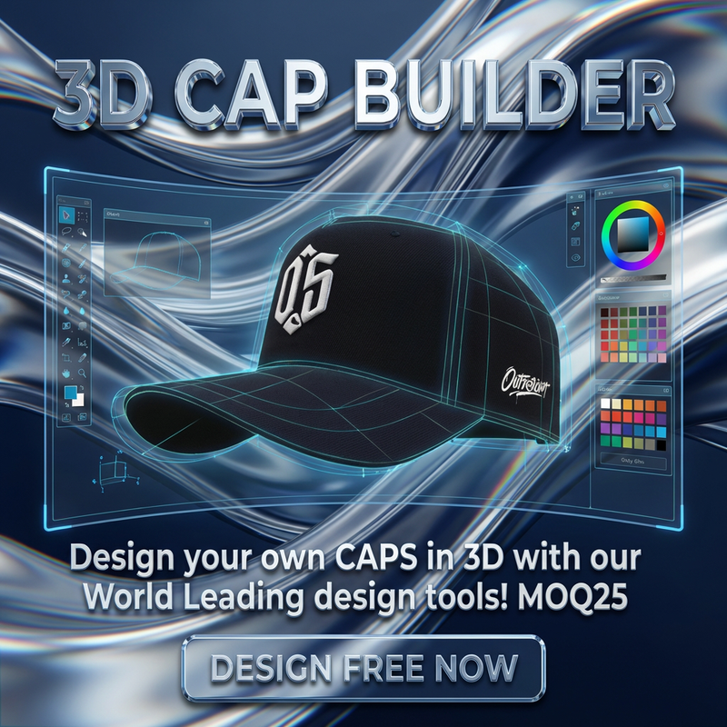 3D CAP BUILDER - 100% CUSTOMIZABLE