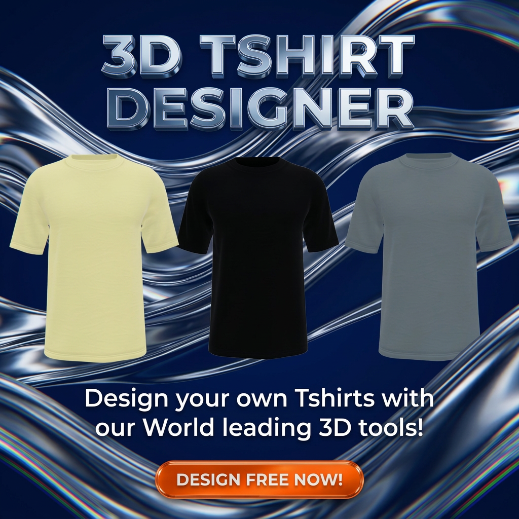 DIY CUSTOM TSHIRTS IN 3D - COMING SOON