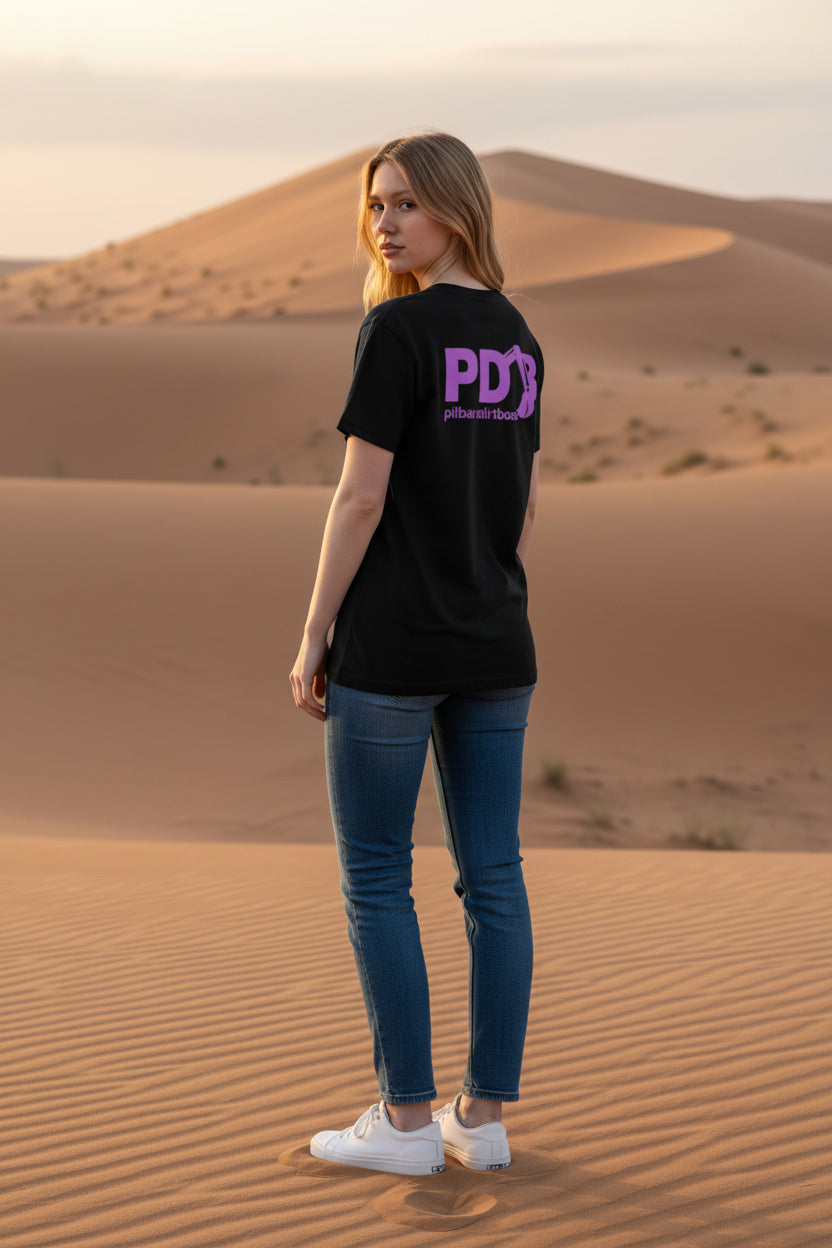 PILBARA DIRT BOSS - LADIES PREMIUM COTTON TEE - 7 COLOURS